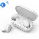 TWS-M1 TWS Bluetooth Earphone with Magnetic Charging Box, Support Memory Connection & Call & Battery Display Function(White)