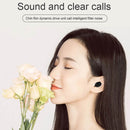 TWS-M1 TWS Bluetooth Earphone with Magnetic Charging Box, Support Memory Connection & Call & Battery Display Function(White)