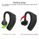 V10 Wireless Bluetooth V5.0 Waterproof Sport Headphone without Charging Box, Jerry Chip, 270 Degree Rotation Design, Support Intelligent Noise Cancelling(Red)
