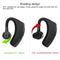 V10 Wireless Bluetooth V5.0 Waterproof Sport Headphone without Charging Box, Jerry Chip, 270 Degree Rotation Design, Support Intelligent Noise Cancelling(Red)