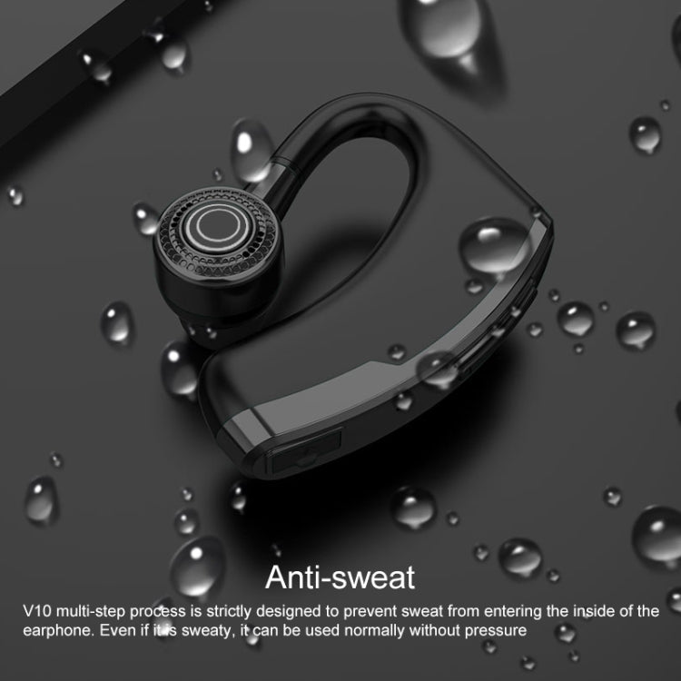 V10 Wireless Bluetooth V5.0 Waterproof Sport Headphone without Charging Box, Jerry Chip, 270 Degree Rotation Design, Support Intelligent Noise Cancelling(Red)