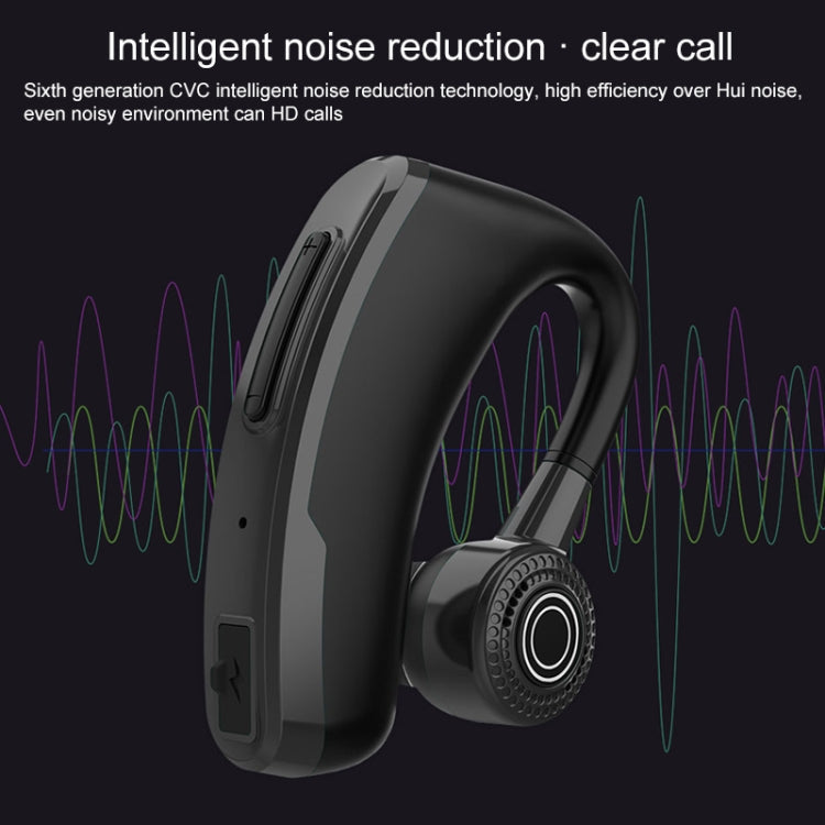 V10 Wireless Bluetooth V5.0 Waterproof Sport Headphone without Charging Box, Jerry Chip, 270 Degree Rotation Design, Support Intelligent Noise Cancelling(Red)