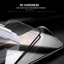 mocolo 0.33mm 9H 2.5D Silk Print Tempered Glass Film for iPhone XS / X (Black)