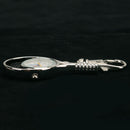 Watch Mini Tennis Racket Car Keychain Bag Handbag Pendant Keyring mini Watch