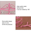 Retro Rotatable Ear Stud Earrings Jewelry Display Storage Rack(Bronze)
