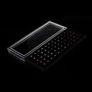 60 PCS Color Mixed Diamond Shape Stainless Steel Nose Stud Rings L Shaped Piercing Jewelry,Pin Length: 7mm, pin diameter: 0.6mm (Color)