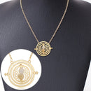 Brand New Fashion Time Converter Hourglass, Necklace(Gold)
