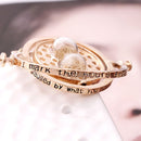 Brand New Fashion Time Converter Hourglass, Necklace(Gold)