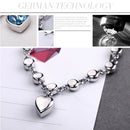 Fashion 12 Constellation Crystal Bracelets Gold-plated Anti-allergy Bracelet Jewelry(White)