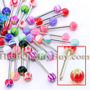 Refaxi Refaxi 30X PREMIUM Tongue Tounge Rings BARS PIERCING JEWELRY Best