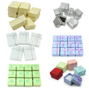 24x Wholesale Mini 24x Jewelry Ring Earring Square Wedding Gift Box Pretty Hot