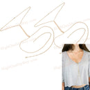 2x Full Body Jewelry Chain Harness Necklace Belt Bikini Decoration Body Jewelry