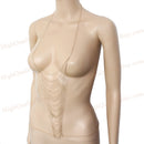 2x Body Chain Fringe Harness Necklace Chest Chain Jewelry Beach Sexy Bikini