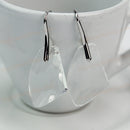 2pairs Earrings Crystal 2 color Women Jewelry Wedding Hoop Stud Party