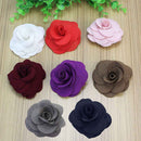 Headdress Hair-Accessories Flower Hairpin Cloth Rose Wedding-Flocking Bridal