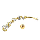 Sexy Belly Belly Piercing with Shining Crystal for Women Fashion Jewelry