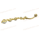 Sexy Belly Belly Piercing with Shining Crystal for Women Fashion Jewelry