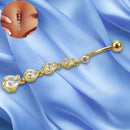 Sexy Belly Belly Piercing with Shining Crystal for Women Fashion Jewelry