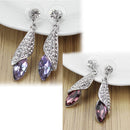 Female Jewelry Pendant Dangle-Earrings Dreambell Violet-Crystal Trendy Women