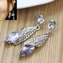 Female Jewelry Pendant Dangle-Earrings Dreambell Violet-Crystal Trendy Women