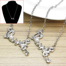2x Letter Love Necklace Choker Letter Design Girls Baby Birthday Gifts Women