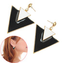 Fashion Women irregularity triangle earrings Drop Dangle Stud Earring Jewelry