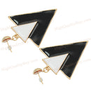 Fashion Women irregularity triangle earrings Drop Dangle Stud Earring Jewelry