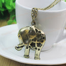 Necklace Jewelry Charm Pendant Animal Female Women Bronze Alloy