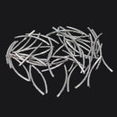 50x Beads Jewelry Necklace Acessories Bracelet Making Round Curved-Tube