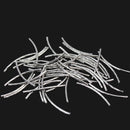 50x Beads Jewelry Necklace Acessories Bracelet Making Round Curved-Tube