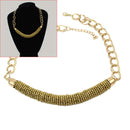 Choker Necklace Jewelry Collar Thick Chain Punk Statement Alloy Plastic Beads