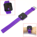 Fashion Digital LED Watch Men Women Silicon Band Sport Quartz Wristwatch Purple