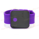 Led-Watch Purple-Strap Silicone-Band Femme New Digital for Girls Adjustable