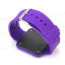 Led-Watch Purple-Strap Silicone-Band Femme New Digital for Girls Adjustable