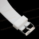 Sports-Watch Silicone-Band Digital Unisex Wrist Woman's LED Fashion White