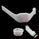 Fashion New Square Mirror Silicone Band Digital Watch LED Watches Metal