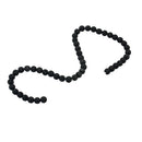 48-52 x Black Lava Rock Loose Spacer Beads Strand DIY Jewelry Craft Findings Hot