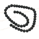 48-52 x Black Lava Rock Loose Spacer Beads Strand DIY Jewelry Craft Findings Hot