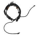 Boho Multilayer Leather Bracelet Bracelets Metal Adjustable Band Beads Decor
