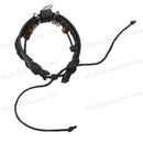 Multilayer Leather Bracelet Charm-Punk-Rock Rope Braided Woon Beads Bracelet