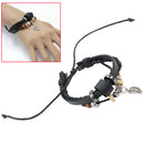 Boho Multilayer Leather Bracelet Bracelets Metal Adjustable Band Beads Decor