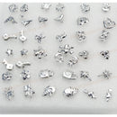 20 pairs Women Girls Mixed Pattern Metal Ear Stud Earrings Party Jewelry Gift