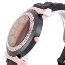 Women Watch Fashion Diamond Quartz Silicone Strap Casual Dress Ladies Wristwatch