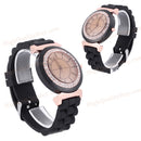 Wristwatch Silicone Strap Watches Waterproof Sports Quartz Wristwatches