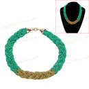 Statement Necklace Pendants Collares Boho Beads Multi-Layer Femme Women Fashion
