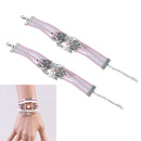 2x  Multilayer Leather Bracelet Charm-Punk-Rock Hollow Heart Love Letter Bead