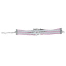 2x Wrist Bracelet Handmade Rope Feather Braided Adjustable Hollow Heart Love
