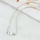 Hand Shape Short Clavicle Necklace Birthday Gifts Women Pendant Jewelry