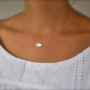 Hand Shape Short Clavicle Necklace Birthday Gifts Women Pendant Jewelry
