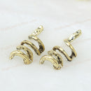 Men Women Stainless Steel Clip On Earrings Non-Piercing Clamp Clip Punk Earrings